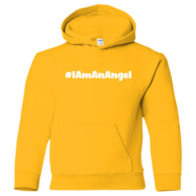 HA - I am an Angel YOUTH Hoodie Front Deco Thumbnail